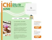Tablet Screenshot of ichisushi.ca